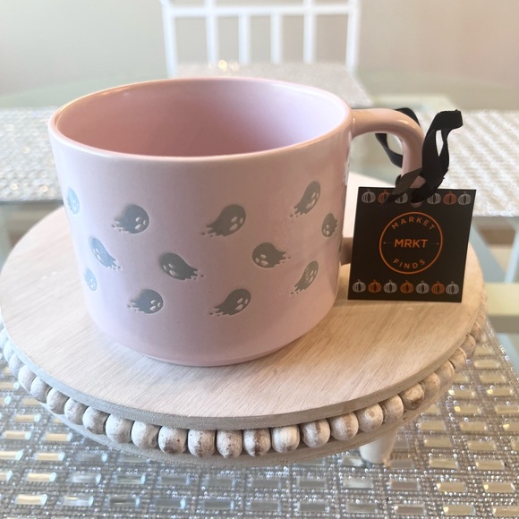 👻 PINK Ghost Halloween Mug Market Finds NEW - Picture 3 of 3